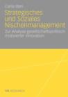 Strategisches Und Soziales Nischenmanagement : Zur Analyse Gesellschaftspolitisch Motivierter Innovation - Book