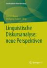 Linguistische Diskursanalyse: Neue Perspektiven - Book