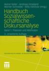 Handbuch Sozialwissenschaftliche Diskursanalyse : Band 1: Theorien Und Methoden - Book