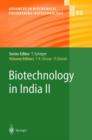 Biotechnology in India II - Book