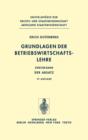 Grundlagen Der Betriebwirtschaftslehre : Bd 2 - Book