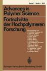 Fortschritte der Hochpolymeren Forschung - Book