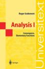 Analysis I : Convergence, Elementary functions - Book