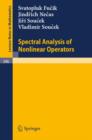Spectral Analysis of Nonlinear Operators - Book