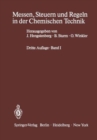 Messen, Steuern und Regeln in der Chemischen Technik : Band 1 - Book