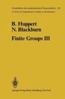 Finite Groups III : III - Book