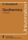 Geothermics : An Introduction - Book