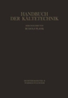 Handbuch Der Kaltetechnik - Book