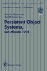 Persistent Object Systems : Proceedings of the Fifth International Workshop on Persistent Object Systems, San Miniato (Pisa), Italy, 1-4 September 1992 - Book