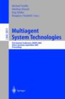 Multiagent System Technologies : First German Conference, MATES 2003, Erfurt, Germany, September 22-25, 2003, Proceedings - Book