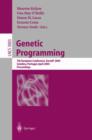 Genetic Programming : 7th European Conference, EuroGP 2004, Coimbra, Portugal, April 5-7, 2004, Proceedings - Book