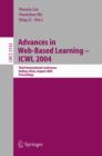 Advances in Web-Based Learning - ICWL 2004 : Third International Conference, Beijing, China, August 8-11, 2004, Proceedings - Book