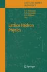 Lattice Hadron Physics - Book