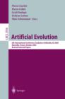 Artificial Evolution : 6th International Conference, Evolution Artificielle, EA 2003, Marseilles, France, October 27-30, 2003, Revised Selected Papers - eBook