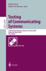 Testing of Communicating Systems : 16th IFIP International Conference, TestCom 2004, Oxford, UK, March 17-19, 2004., Proceedings - eBook