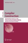 Compiler Construction : 14th International Conference, CC 2005, Held as Part of the Joint European Conferences on Theory and Practice of Software, ETAPS 2005, Edinburgh, UK, April 4-8, 2005. Proceedin - Book