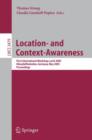 Location- and Context-Awareness : First International Workshop, LoCA 2005, Oberpfaffenhofen, Germany, May 12-13, 2005, Proceedings - Book