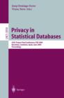 Privacy in Statistical Databases : CASC Project International Workshop, PSD 2004, Barcelona, Spain, June 9-11, 2004, Proceedings - eBook