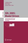 SDL 2005: Model Driven : 12th International SDL Forum, Grimstad, Norway, June 20-23, 2005, Proceedings - Book