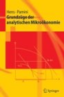 Grundzuge der analytischen Mikrookonomie - Book