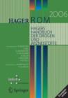 Hagerrom 2006. Hagers Handbuch Der Drogen Und Arzneistoffe : Einzelplatzversion/Windows - Book