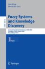 Fuzzy Systems and Knowledge Discovery : Second International Conference, FSKD 2005, Changsha, China, August 27-29, 2005, Proceedings, Part I - Book