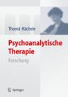 Psychoanalytische Therapie : Forschung - Book