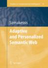 Adaptive and Personalized Semantic Web - Book