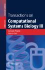 Transactions on Computational Systems Biology III - eBook