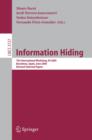 Information Hiding : 7th International Workshop, IH 2005, Barcelona, Spain, June 6-8, 2005, Revised Selected Papers - eBook