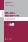 SDL 2005: Model Driven : 12th International SDL Forum, Grimstad, Norway, June 20-23, 2005, Proceedings - eBook