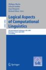 Logical Aspects of Computational Linguistics : 5th International Conference, LACL 2005, Bordeaux, France, April 28-30, 2005, Proceedings - eBook