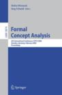 Formal Concept Analysis : 4th International Conference, ICFCA 2006, Dresden, Germany, Feburary 13-17, 2006, Proceedings - Book