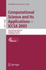 Computational Science and Its Applications - ICCSA 2005 : International Conference, Singapore, May 9-12, 2005, Proceedings, Part IV - eBook