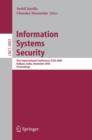 Information Systems Security : First International conference, ICISS 2005, Kolkata, India, December 19-21, 2005, Proceedings - eBook