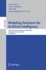 Modeling Decisions for Artificial Intelligence : Third International Conference, MDAI 2006, Tarragona, Spain, April 3-5, 2006, Proceedings - eBook