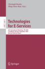 Technologies for E-Services : 6th International Workshop, TES 2005, Trondheim, Norway, September 2-3, 2005, Revised Selected Papers - eBook