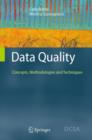Data Quality : Concepts, Methodologies and Techniques - Book