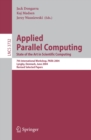 Applied Parallel Computing : State of the Art in Scientific Computing - eBook