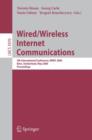 Wired/Wireless Internet Communications : 4th International Conference, WWIC 2006, Bern, Switzerland, May 10-12, 2006, Proceedings - Book