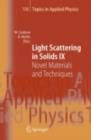 Light Scattering in Solids IX : Novel Materials and Techniques - eBook