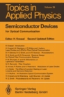 Semiconductor Devices for Optical Communication - eBook