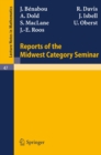 Reports of the Midwest Category Seminar I - eBook