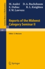 Reports of the Midwest Category Seminar II - eBook