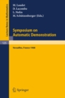 Symposium on Automatic Demonstration : Held at Versailles/France, Decembre 1968 - eBook