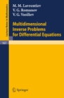 Multidimensional Inverse Problems for Differential Equations - eBook