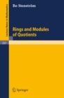 Rings and Modules of Quotients - eBook