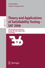 Theory and Applications of Satisfiability Testing - SAT 2006 : 9th International Conference, Seattle, WA, USA, August 12-15, 2006, Proceedings - eBook