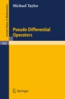 Pseudo Differential Operators - eBook