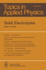 Solid Electrolytes - eBook
